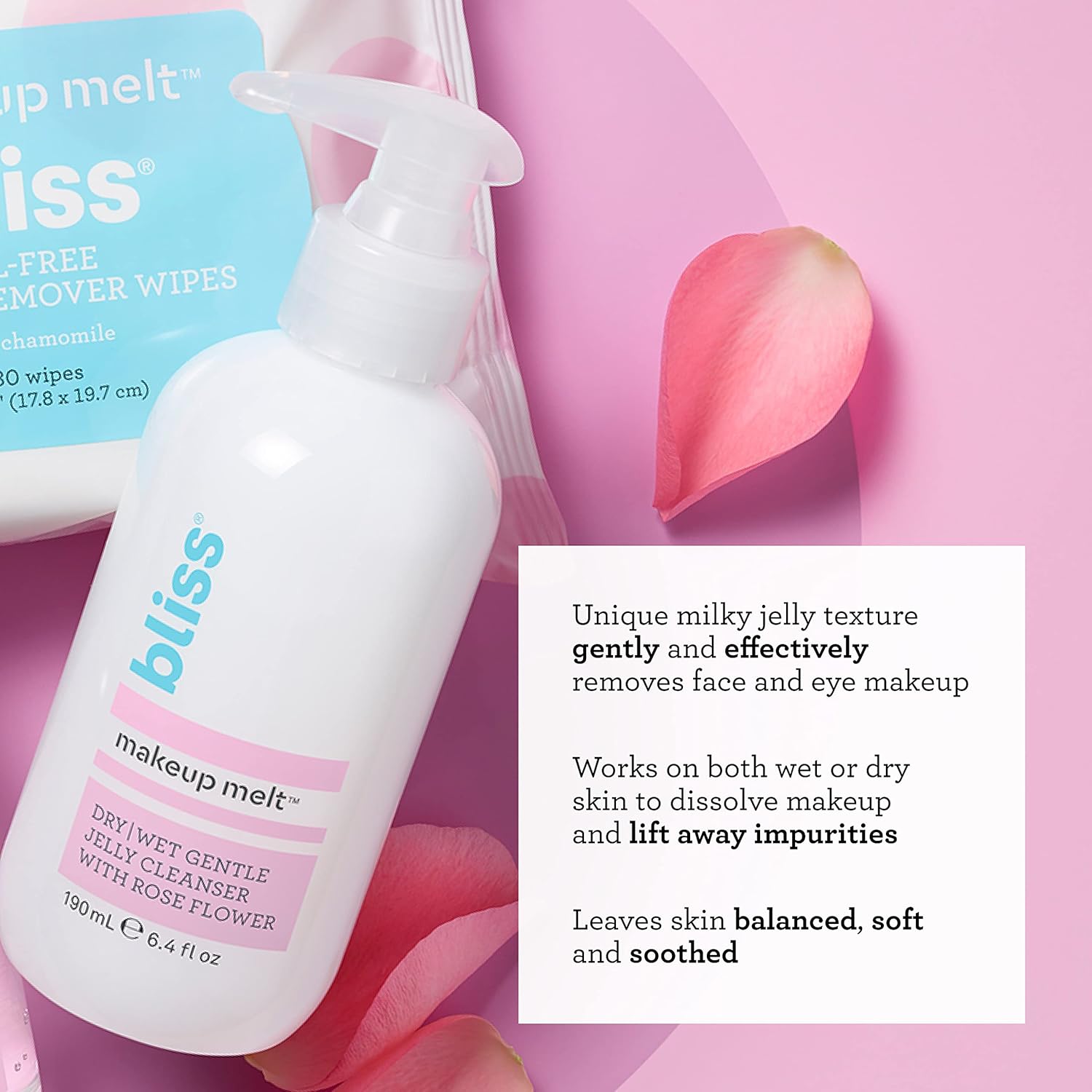 Bliss Makeup Melt Jelly Cleanser/Remover - 6.4 Fl Oz - Super-Gentle - Sooth